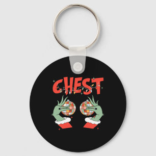 Brustnuten Matching Chestnut Weihnachten Coupl Schlüsselanhänger