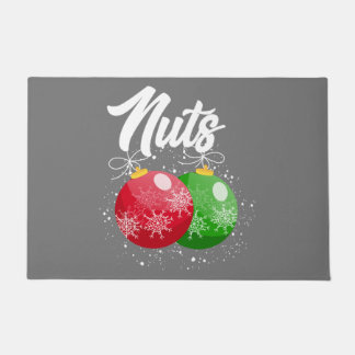 Brustnuten Weihnachten Matching Couple Kastanien Fußmatte