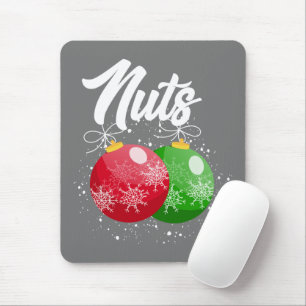 Brustnuten Weihnachten Matching Couple Kastanien Mousepad