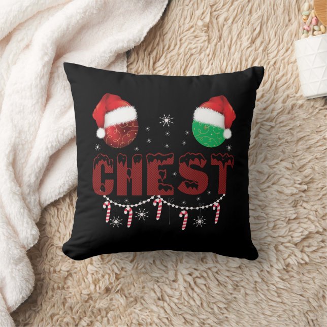 Brustnuten Weihnachten Matching Weihnachtskugeln Kissen (Decke)