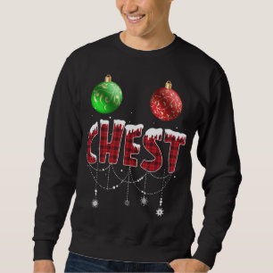 Brustnuten Weihnachten Rot Kariert Matching Couple Sweatshirt