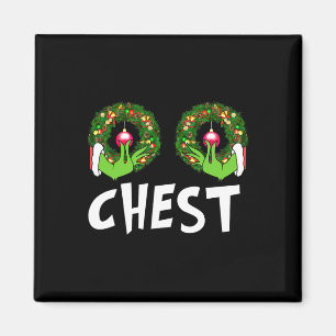 Brustnuten Weihnachtsspass Matching Couple Chest N Magnet