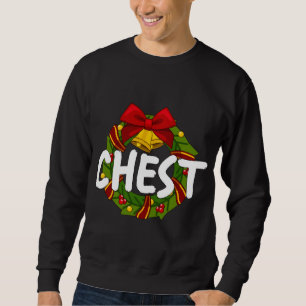 Brustnuts Funny Matching Kastanien Weihnachtsfeier Sweatshirt