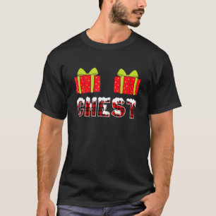 Brustnuts Matching Chestnüsse Funny Christmas Coup T-Shirt