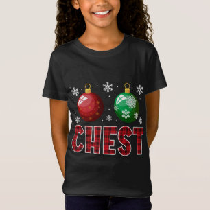 Brustnuts Matching Chestnüsse Funny Christmas Coup T-Shirt