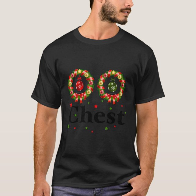 Brustnuts Weihnachtskuppel Nüsse T-Shirt (Vorderseite)
