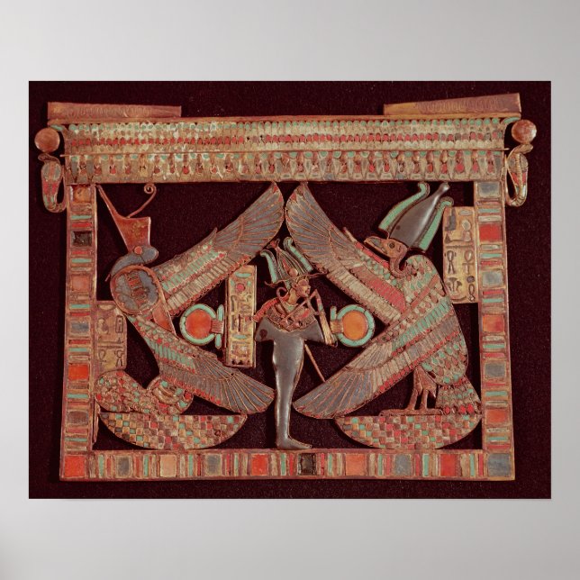 Brustschild mit Osiris, Gott von Poster (Vorne)