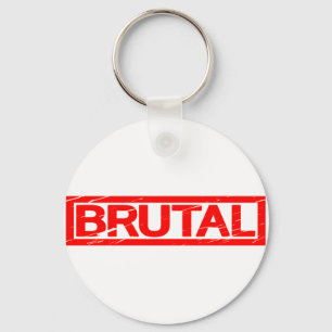 Brutal Briefmarke Schlüsselanhänger