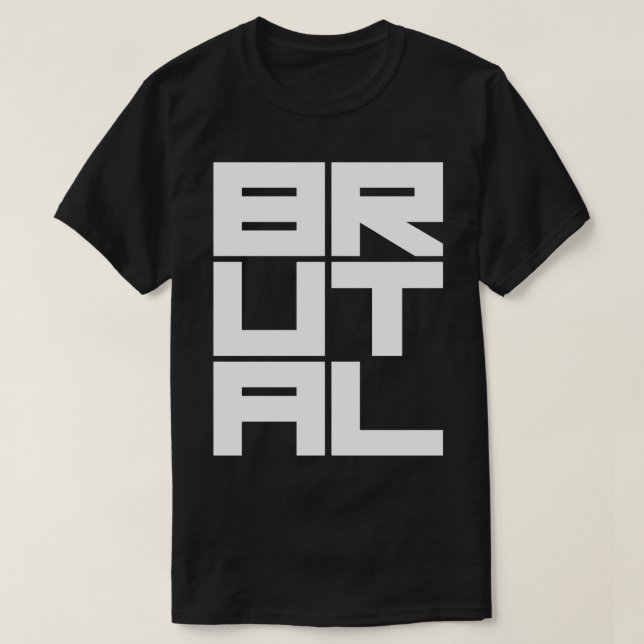 Brutal Logo T-Shirt (Design vorne)