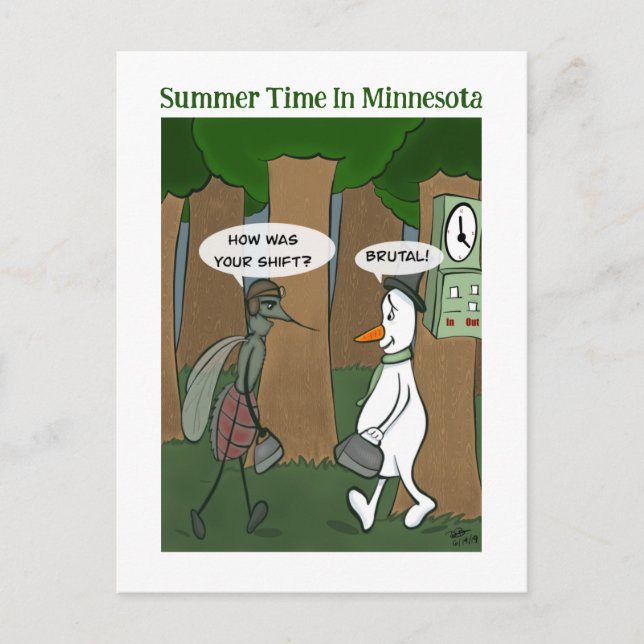 Brutal Postkarte (Vorderseite)