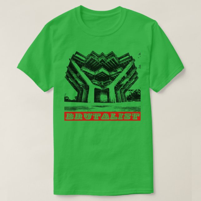 Brutalist Architecture Brutalism Geisel Library T-Shirt (Design vorne)