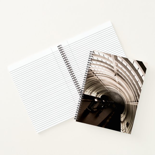 Brutalist Architecture Spiral Notebook Notizbuch (Innenseite)