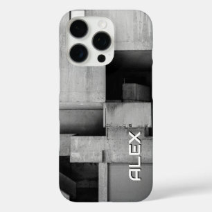 Brutalist Betonblockstapler iPhone 16 Pro Hülle