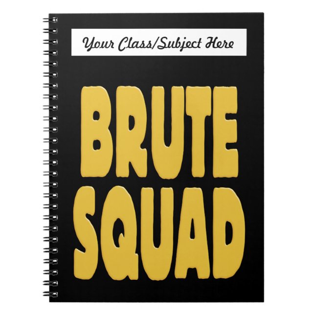Brute Squad Notizblock (Vorderseite)