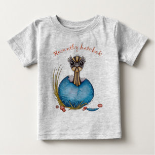 "Brüten Sie" das Baby Emu-Babykleid aus T-shirt