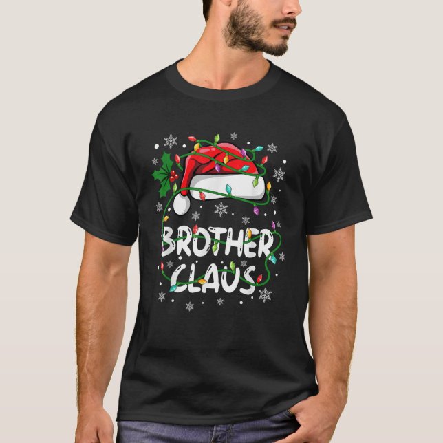 Bruther Santa Claus Familienweihnachtskugel Crew M T-Shirt (Vorderseite)