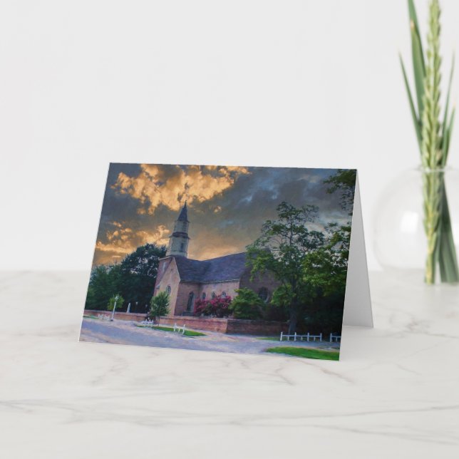 Bruton Parish Church Card Karte (Vorderseite)