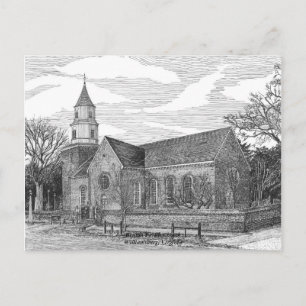 Bruton Parish Church, Williamsburg Postkarte