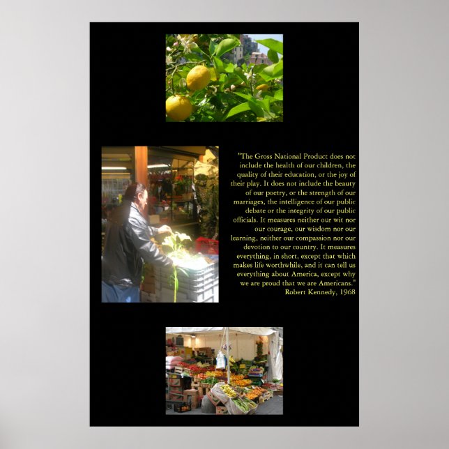 Bruttosozialprodukt Poster (Vorne)