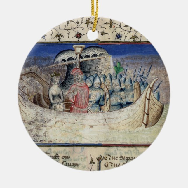 Brutus das Trojan Set-Segel für Großbritannien, Keramikornament (Vorne)