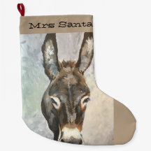 Brutus-Miniaturesel-WeihnachtsStrumpf