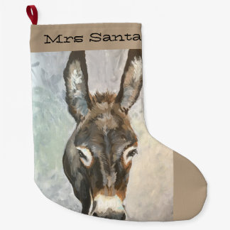 Brutus-Miniaturesel-WeihnachtsStrumpf Großer Weihnachtsstrumpf