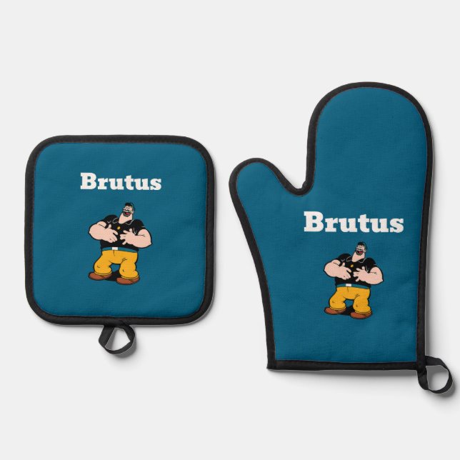 Brutus Oven Mitt & Pot Holder Ofenhandschuh & Topflappen-Set (Vorderseite)
