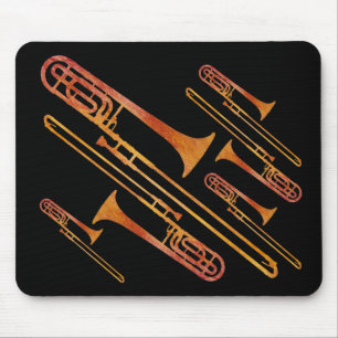 Brutzelnde Trombones Mousepad