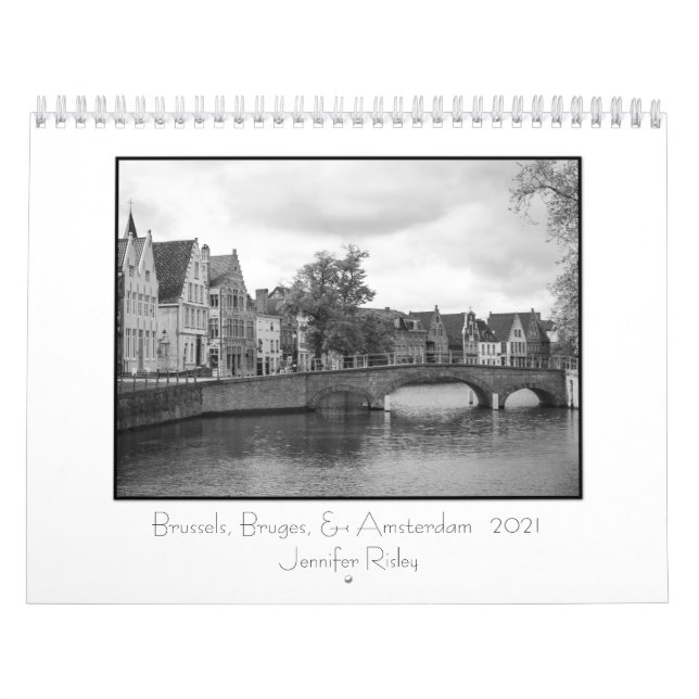 Bruxelles, Bruges, & Amsterdam - Calendrier 2021 (Protection)