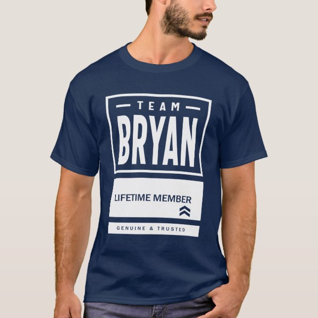 Bryan Personalisiert Name Birthday Geschenk T-Shirt (Vorderseite)