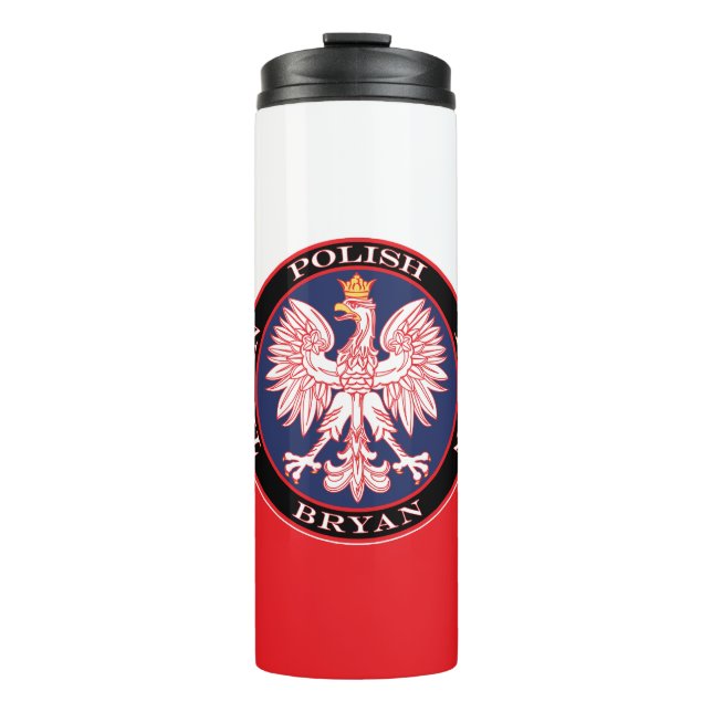 Bryan Round Polish Texan Thermosbecher (Vorderseite)