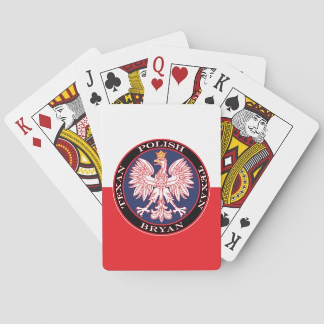 Bryan runder polnischer Texan Spielkarten (Rückseite)