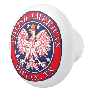 Bryan Texas Polnischer Adler Keramikknauf