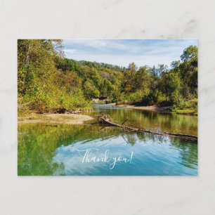 Bryant Creek Autumn Danke Postcard Postkarte