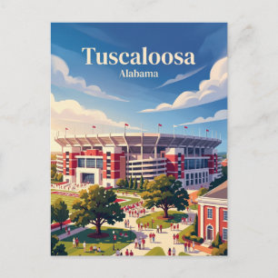 Bryant-Denny-Stadion Alabama Postkarte
