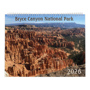 Bryce Canyon 2026 Fotokalender 12-Monatskalender Kalender