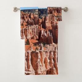 Bryce Canyon Hoodoos Utah Südwest Badhandtuch Set