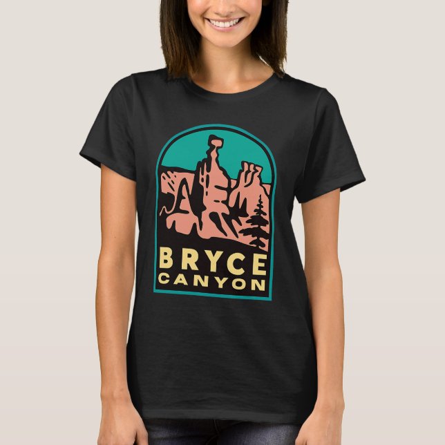Bryce Canyon National Park Badge T-Shirt (Vorderseite)
