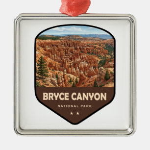 Bryce Canyon National Park Schild Ornament Aus Metall