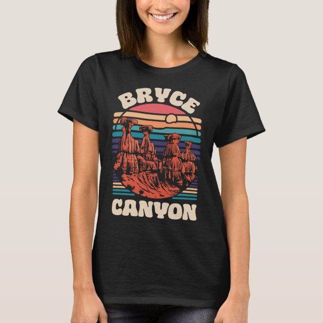 Bryce Canyon National Park Souvenir Outdoors Hikin T-Shirt (Vorderseite)