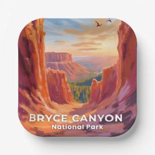 Bryce Canyon National Park Utah Reise Pappteller