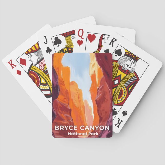 Bryce Canyon National Park | Utah Travel Spielkarten (Rückseite)