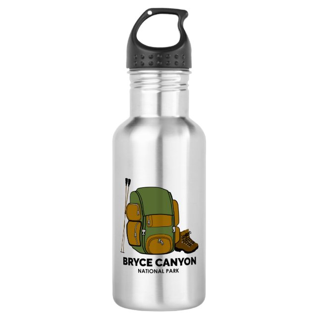 Bryce Canyon Nationalpark Backpack Edelstahlflasche (Vorderseite)