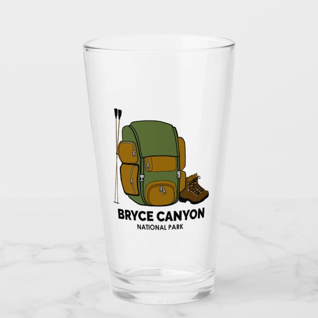 Bryce Canyon Nationalpark Backpack Glas (Vorderseite)