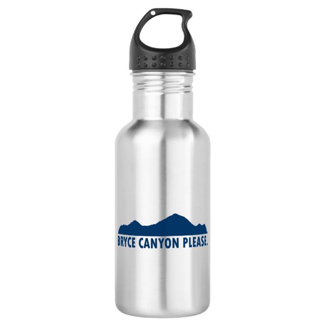 Bryce Canyon Nationalpark Bitte Edelstahlflasche (Vorderseite)