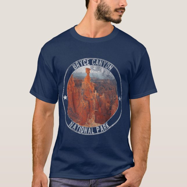 Bryce Canyon Nationalpark Distressed Thors T-Shirt (Vorderseite)