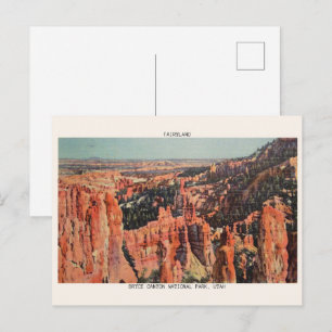 BRYCE CANYON NATIONALPARK, FAIRYLAND Geschenke Postkarte