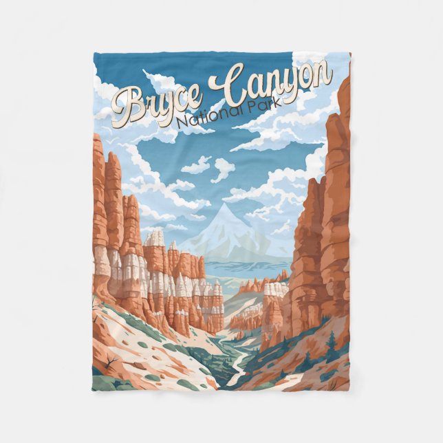 Bryce Canyon Nationalpark Locarno Fleecedecke (Vorderseite)