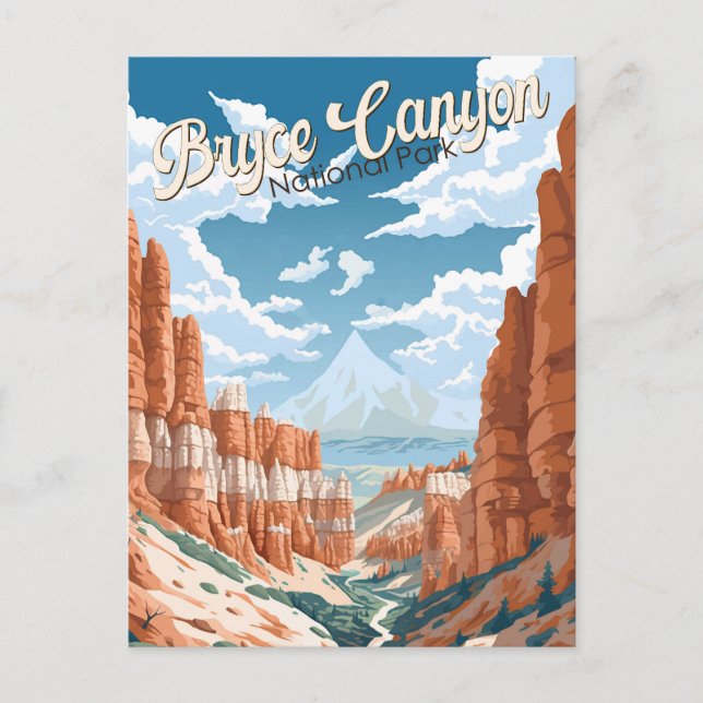 Bryce Canyon Nationalpark Locarno Postkarte (Vorderseite)
