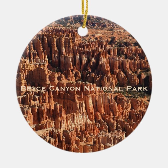 Bryce Canyon Nationalpark Utah Landschaft Keramik Ornament (Vorne)